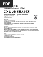 Printable 3D Shape Nets Resource | PDF