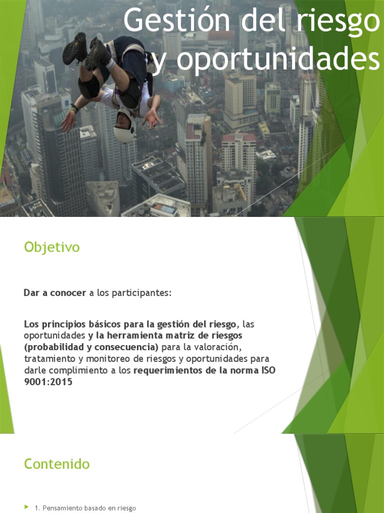 Gestión de Riesgos y Oportunidades ISO 9001 | PDF | Riesgo | Evaluación
