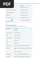 Press This Key To Do This: General Keyboard Shortcuts