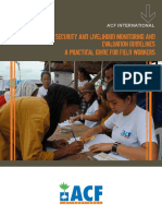 Food Security and Livelihood Monitoring and Evaluation Guidelines A Practical Guide For Field Workers