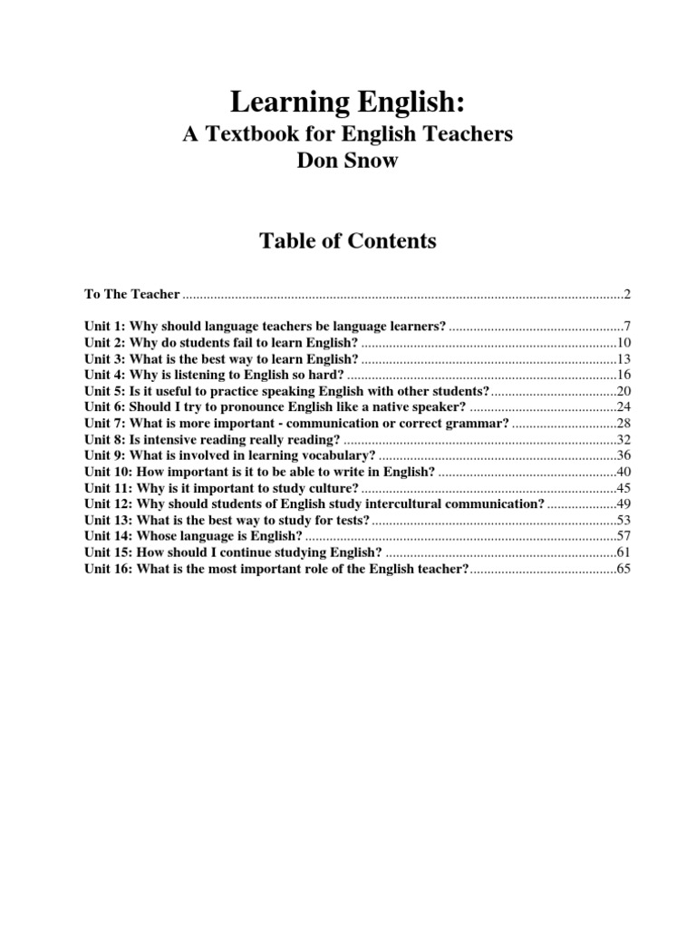 Teaching Strategies for English Learning | PDF | Language Education ...