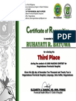 MPH Logo Cert. of Recognition Ruhayati R. Batuwa
