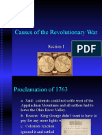 Causes of The Revolutionary War 5