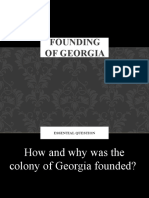 Founding of Georgia