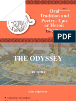 UNIT 7 The Odyssey and Epic Poetry