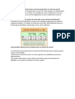 Cuál Es La Relación Existente Entre El Costo de Producción y El Costo de Ventas