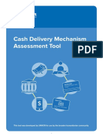 Cash Delivery Mechanism Assessment Tool