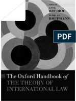 (Aula 5) - KLABBER - The Oxford Handbook of The Theory of International Law