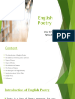 Presentation by Omar AlTurki - English Poetry