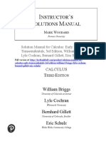 Solution Manual For Calculus Early Transcendentals 3rd Edition William L Briggs Lyle Cochran Bernard Gillett Eric Schulz