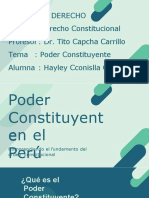 Poder Constituyente en El Perú