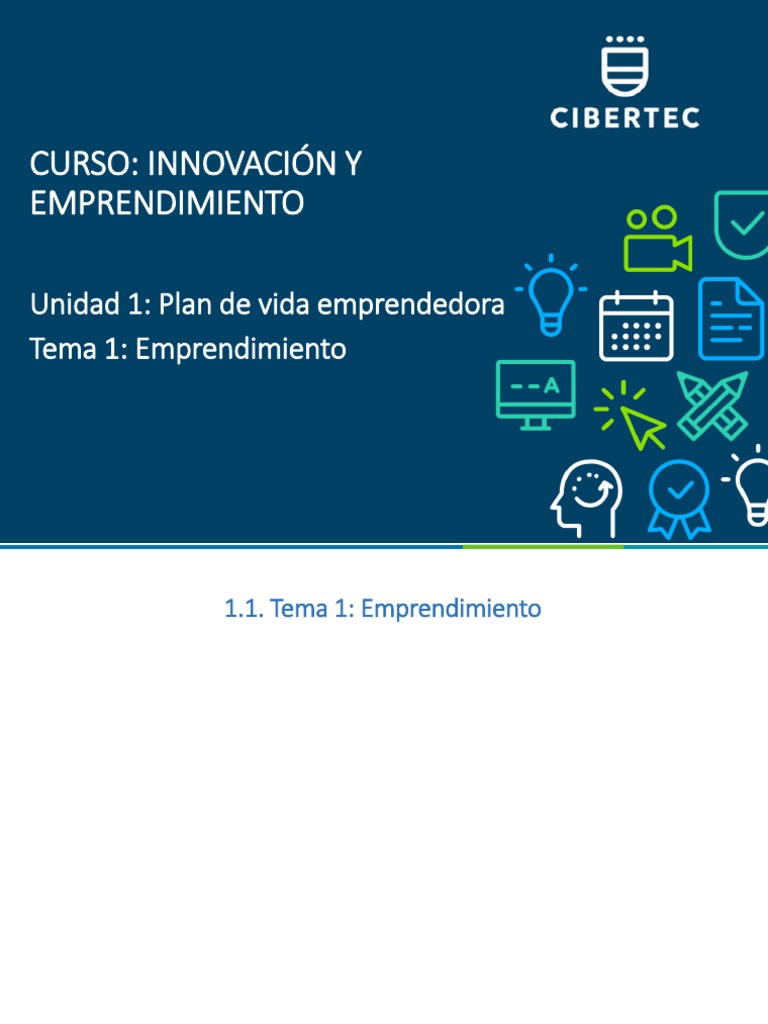 Ppt Unidad 01 Tema 01 2022 03 Innovacion Y Emprendimiento 2412 Sp