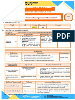 22° Sesión de Aprendizaje - Personal Social - Sem.3-Exp.2