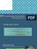 EPI (Enfisema Pulmonar Intersticial)