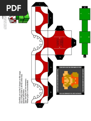 carnivora paper toy