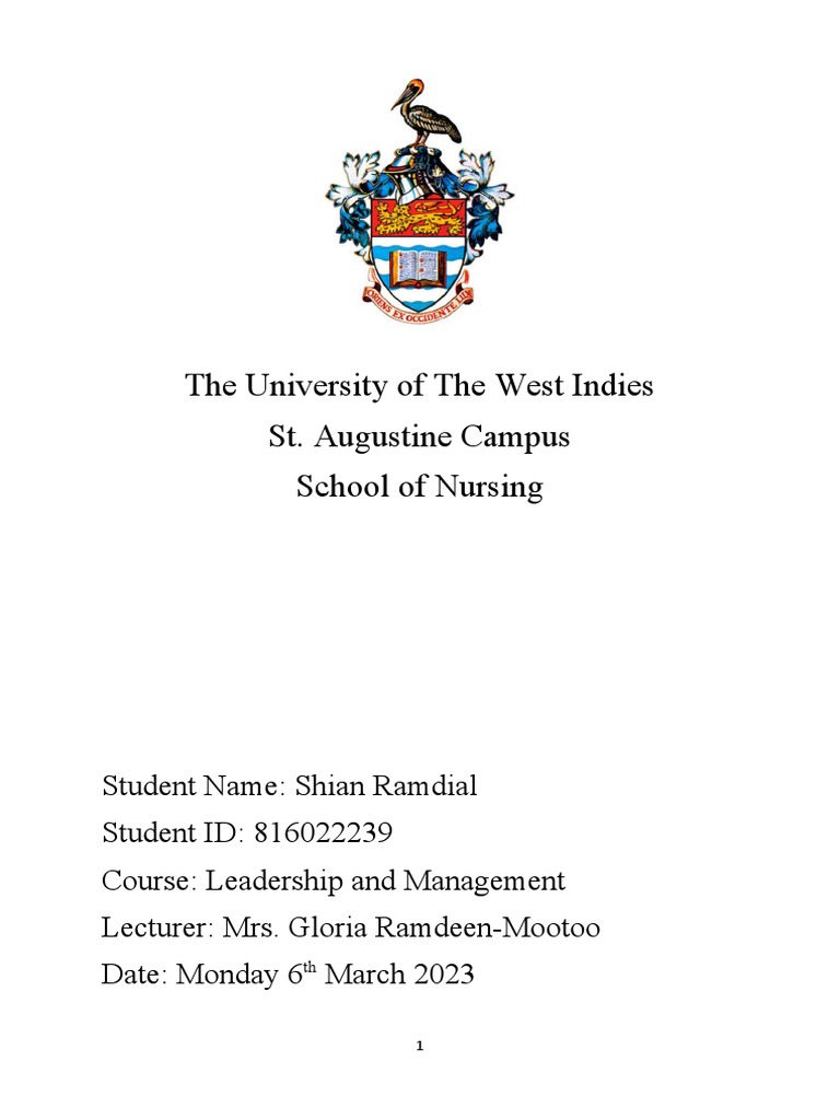 Nursing Leadership & Management | PDF | Leadership | Nursing