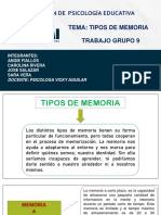 Tipos de Memoria Ggrupo 9