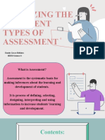 Types of Assessment Report