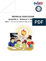 Physical Education: Quarter 4 - Module 2, Week 2-3