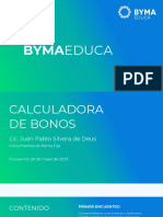 BYMA Educa Calculadora de Bonos Encuentro 1 Presentacion