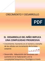 Crecimiento y Desarrollo Pacientes Pediátricos