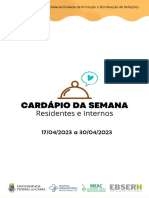 Cardápio De17-04 A 30-04