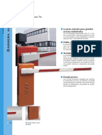 Ficha Técnica Barrera-640 Faac 7 Mts