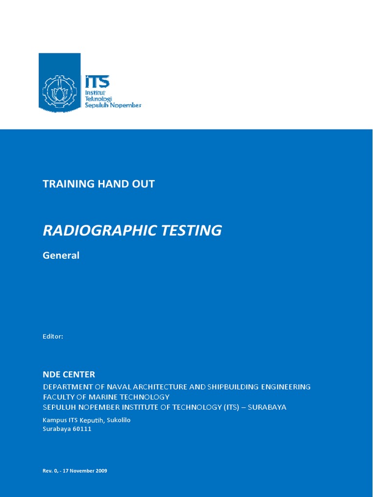 Radiographic Testing Level Iii – NTUNZ