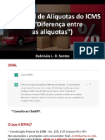 Diferencial de Alíquotas Do ICMS (DIFAL ICMS)