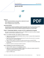 Packet Tracer - Navegación de IOS PDF