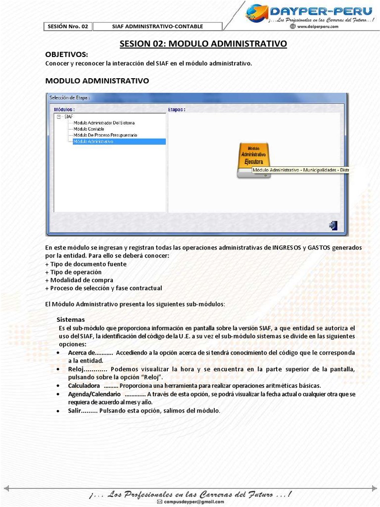 S2 Modulo Administrativo Pdf Presupuesto Contabilidad