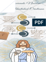 Infografía Semana Santa Ilustrado Azul Dorado