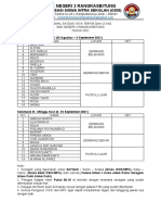 Jadwal Satgas