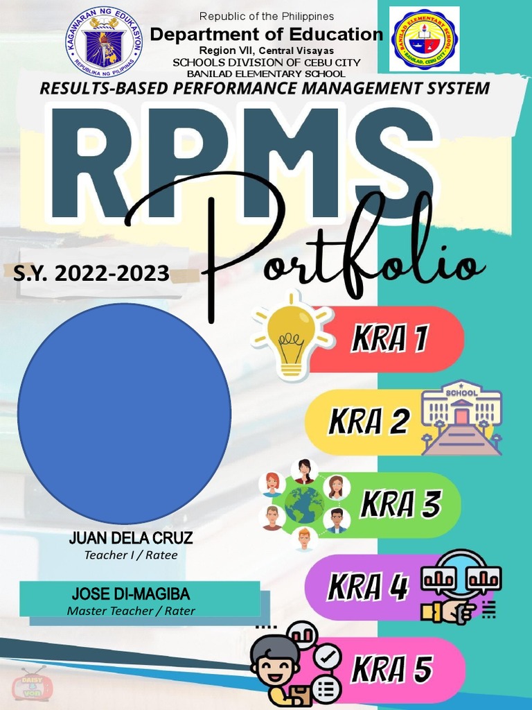 Editable RPMS Portfolio Template 2024 | PDF | Science & Mathematics