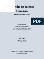 Gestion de Talento Humano Entrega 2 Semana 7-3