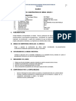 Sílabo Proc Constructivos Obras Civiles I Abril 2023