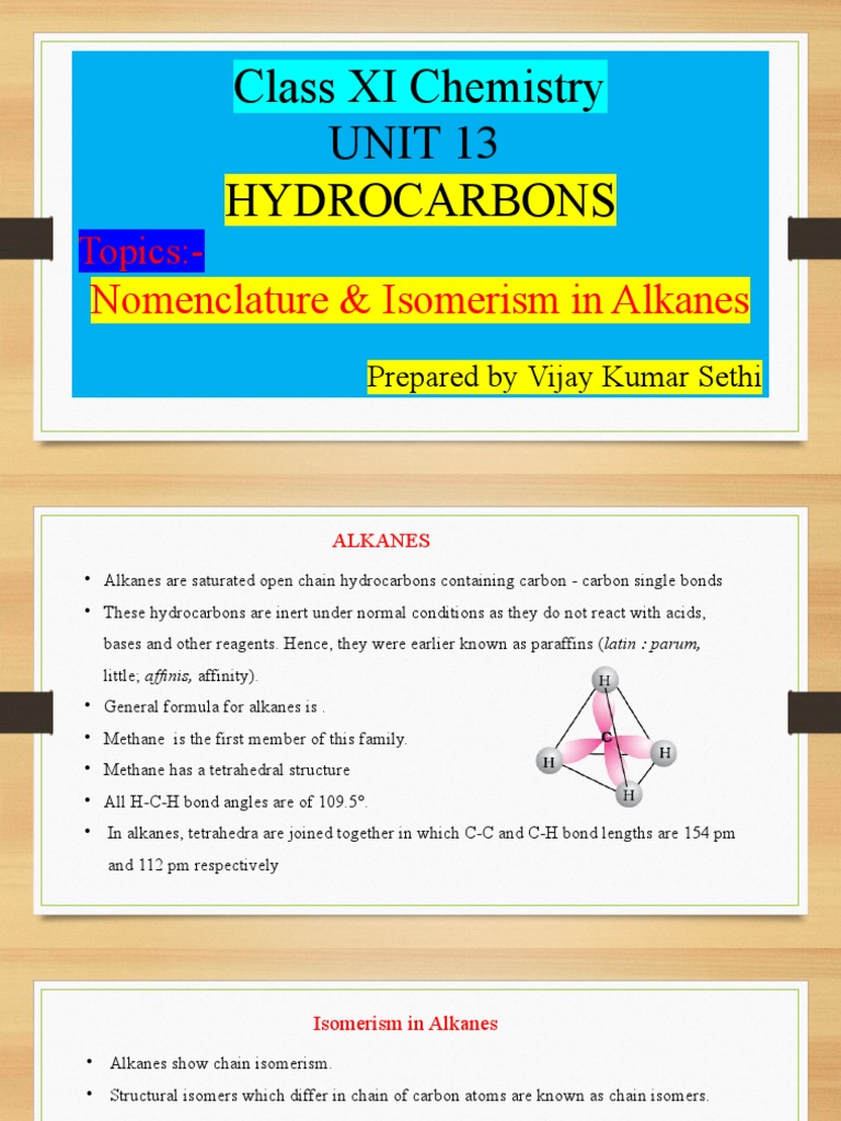 Class 11 Chapter 13 Hydrocarbons | PDF | Alkene | Conformational Isomerism