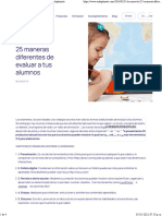 25 Maneras Diferentes de Evaluar A Tus Alumnos Aulaplaneta