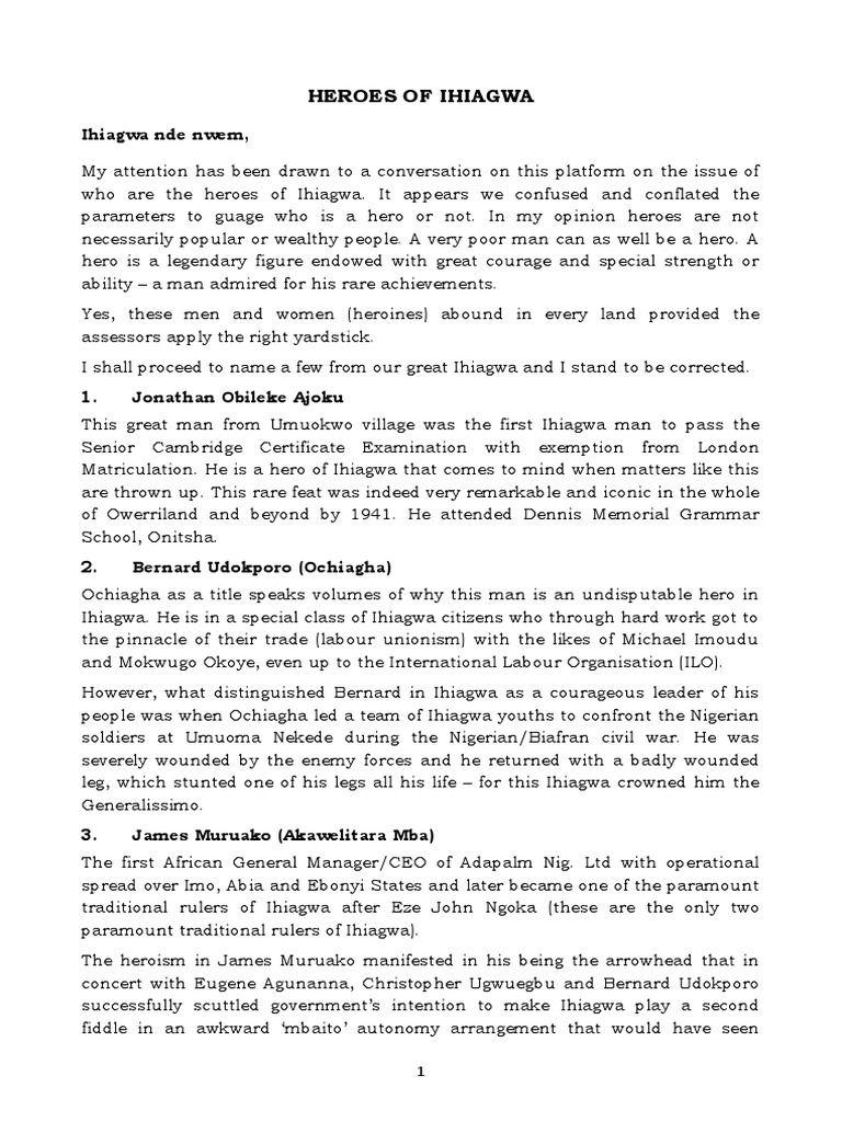 Ihiagwa Nde Nwem PDF