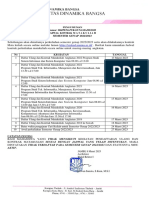 Pengumuman Jadwal Kontrak Matakuliah Semester Genap 2022 2023