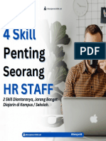 4 Skill Penting HR Staff