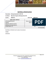 Material Specification