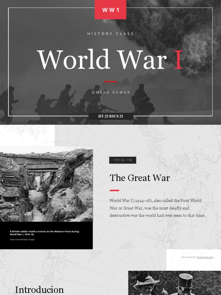 World War I Overview and Impact | PDF