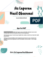 Teks Laporan Hasil Observasi