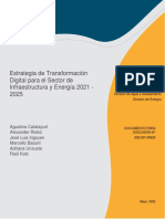 Estrategia de Transformacion Digital para El Sector de Infraestructura y Energia 2021 2025