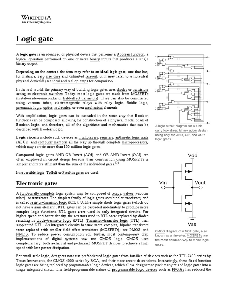 Logic Gate PDF