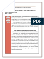 Jurnal Refleksi - MK Pembelajaran Sosial Emosional