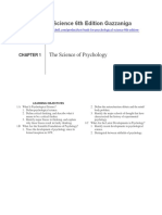 Test Bank For Psychological Science 6th Edition Gazzaniga
