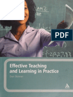 Effective Teaching and Learning - Skinner, Don