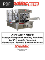 XtraVac RBF8 Rotary Bag Filling and Sealing Machine Operation Service and Parts Manual